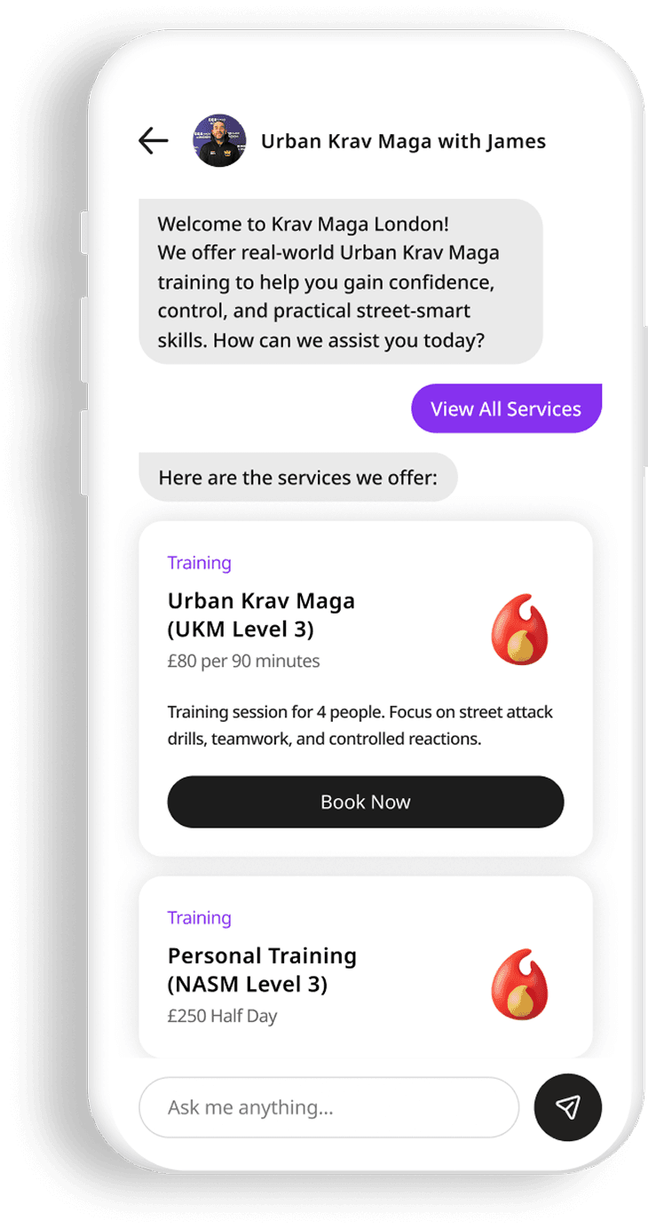 Aroura AI Chat Interface
